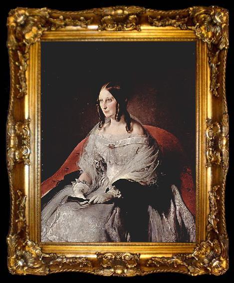 framed  Francesco Hayez Portrat der Prinzessin di Sant Antimo, ta009-2